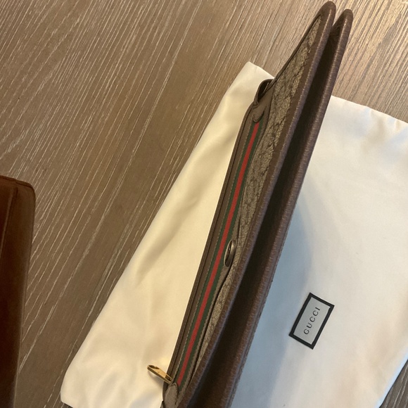 Gucci supreme web Ophidia clutch bag - Picture 5 of 6